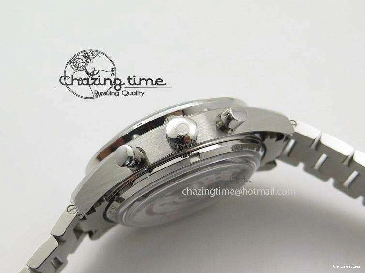 0518 Speedmaster ’57 SS Chrono AXF Best Edition Blue Dial on SS Bracelet A7750 (Free Leather Strap) StreetReady 8281